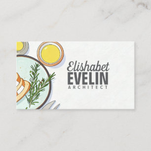 Cartoon-Style Artisan Bread 5r Business Card