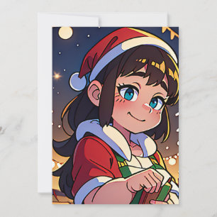 Cartoon Style Christmas Card