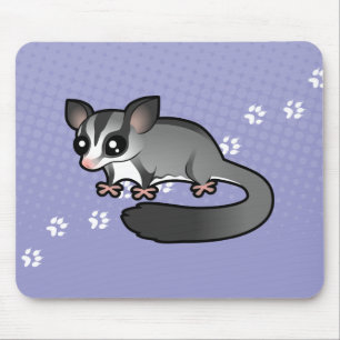 Cartoon Sugar Glider Mouse Pad