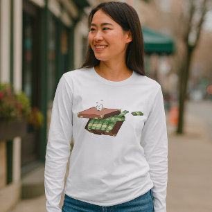 Cartoon Suitcase Full of Money Cash Bundles T-Shirt