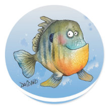 cartoon sunfish stickers