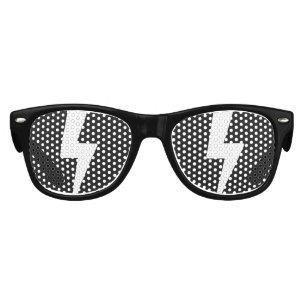 Cartoon Sunglasses: Shiny Reflection Lightning Kids Sunglasses