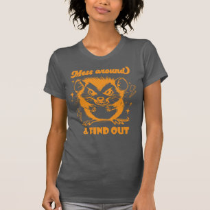Cartoon Tasmanian Devil "Mess Around and Find Out" T-Shirt