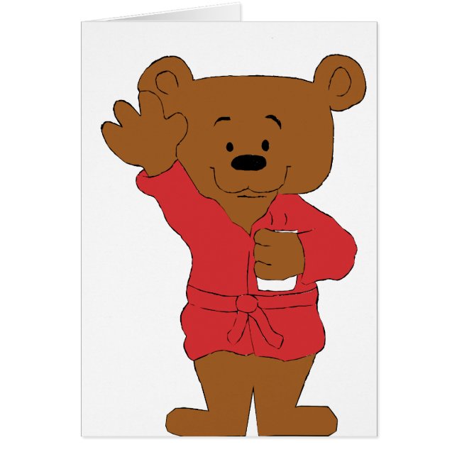 Cartoon Teddy Bear P Diddy Fan (Front)