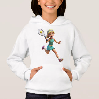 Cartoon Tennis Player Sweatshirt