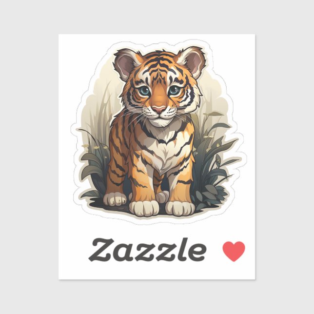 Cartoon tiger illustration (Sheet)