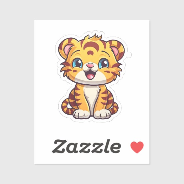 Cartoon tiger illustration (Sheet)