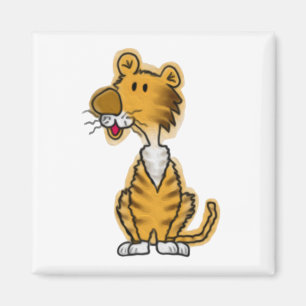 Cartoon Tiger Magnet