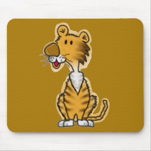 Cartoon Tiger Mouse Pad