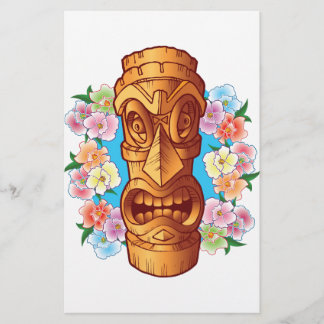 Cartoon Tiki Statue