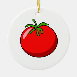 Cartoon Tomato Ornament