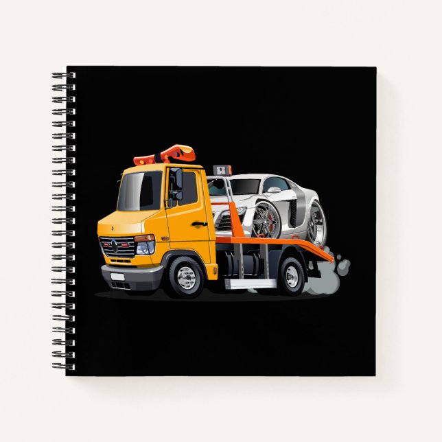 Cartoon tow truck notebook (Front)