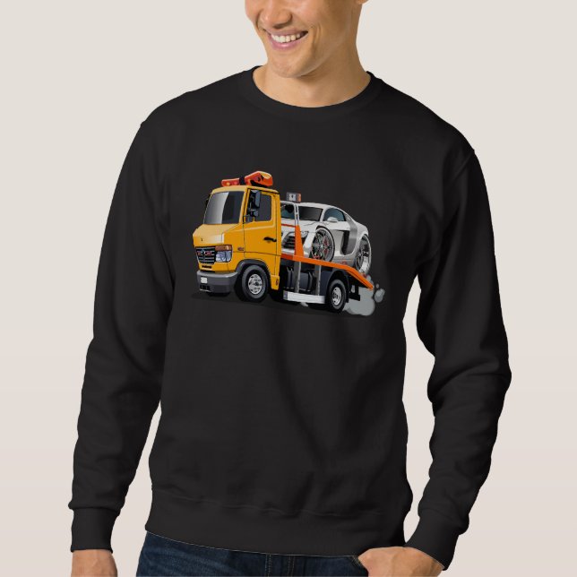Cartoon tow truck sweatshirt (Front)
