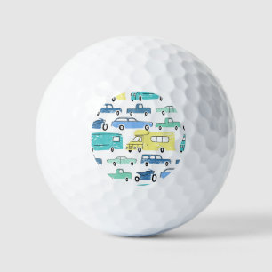 Cartoon Transport: City Kids' Fun. Golf Balls