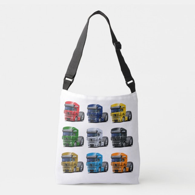 Cartoon truck crossbody bag (Front)