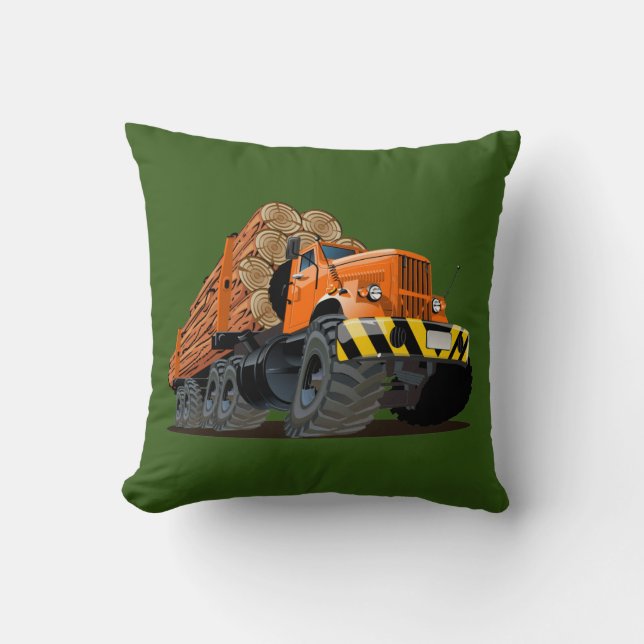 Cartoon truck cushion (Front)