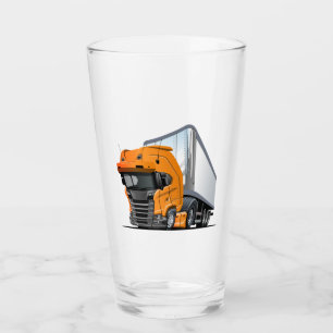 Cartoon truck glass
