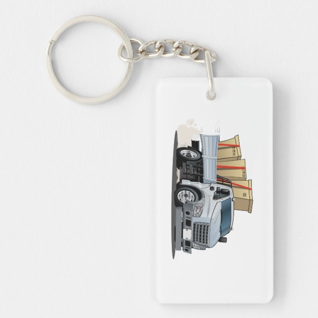 Cartoon truck key ring (Front)