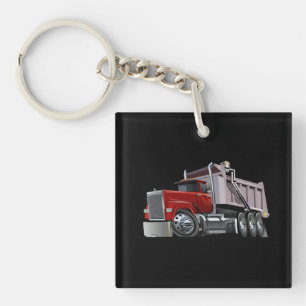 Cartoon truck key ring