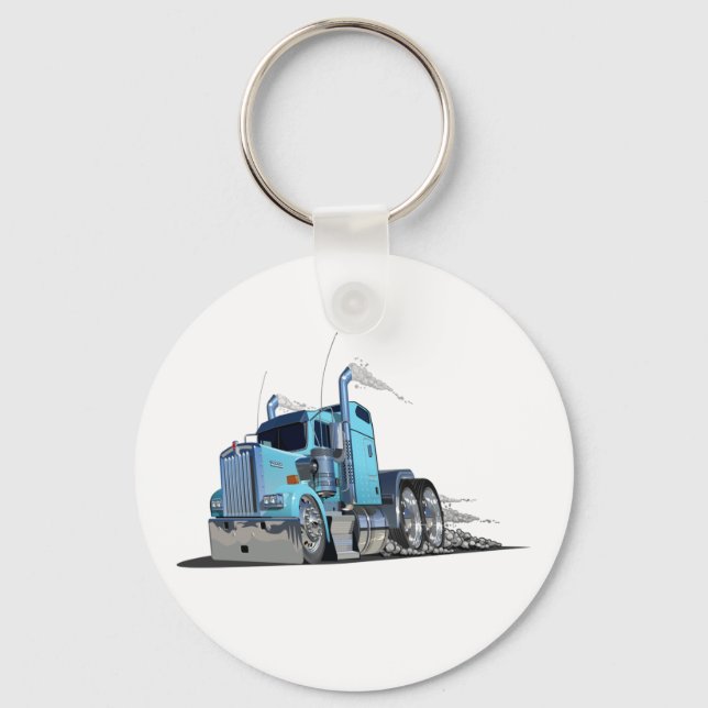 Cartoon truck key ring (Front)