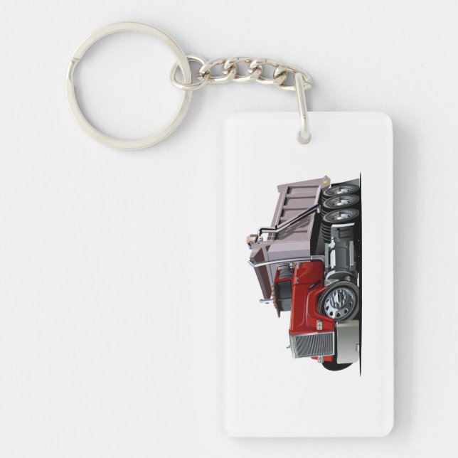 Cartoon truck keychain (Front)