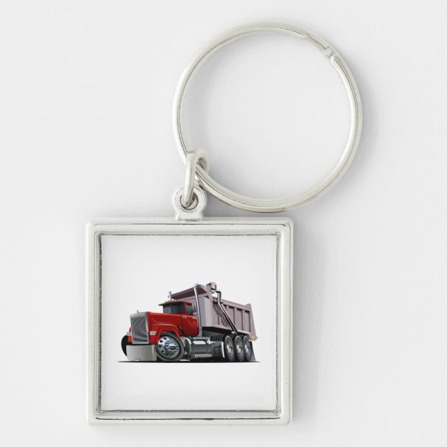 Cartoon truck keychain (Front)