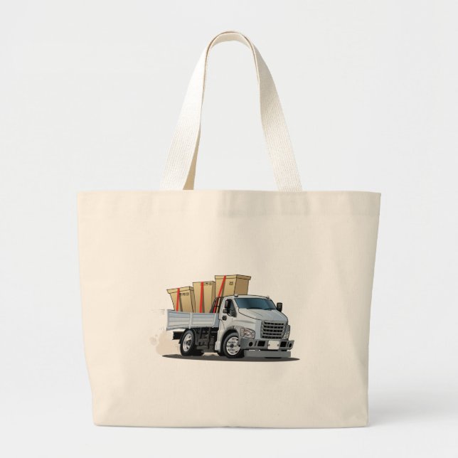 Cartoon truck large tote bag (Front)