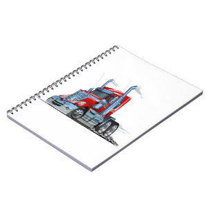 Cartoon truck notebook
