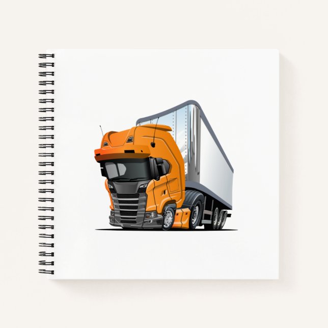 Cartoon truck notebook (Front)