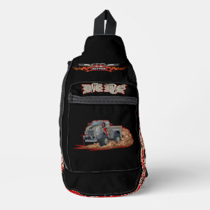 Cartoon truck sling bag