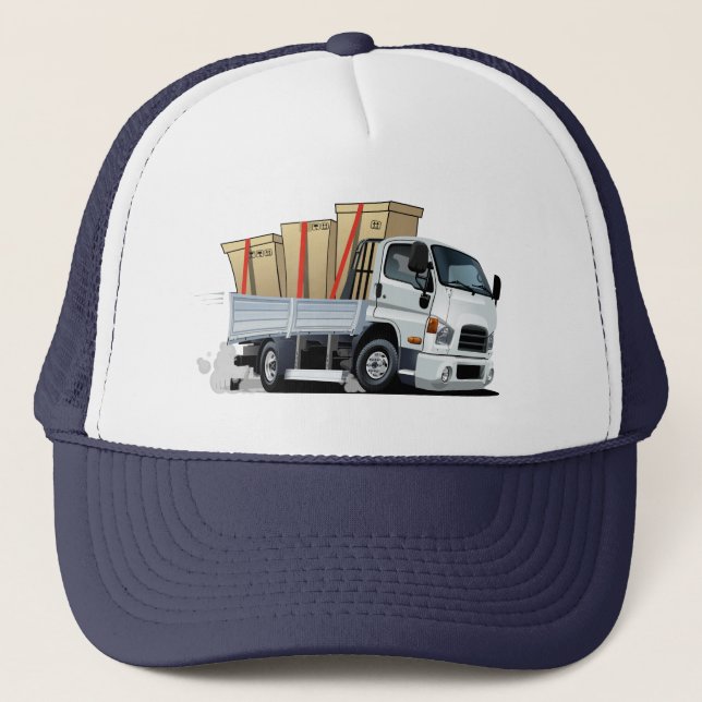 Cartoon truck trucker hat (Front)