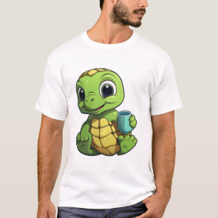 Cartoon turtle illustration Copy Copy Copy Copy Co T-Shirt