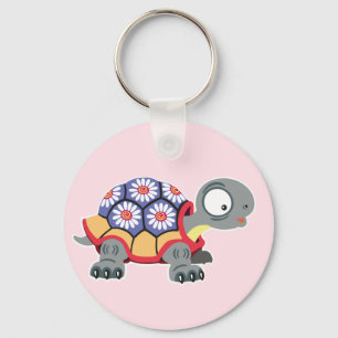 cartoon turtle key ring