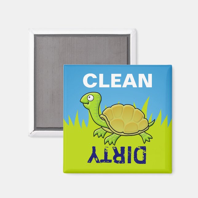 Cartoon Turtle Magnet (Front/Back)