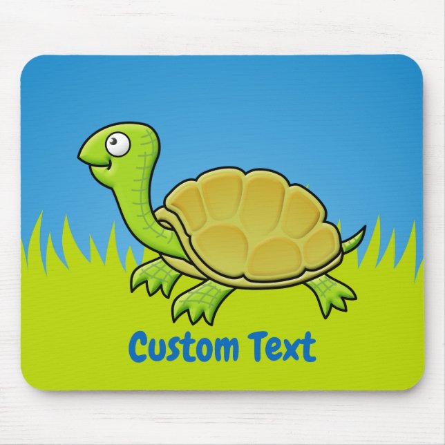 Cartoon Turtle Mouse Pad (Front)