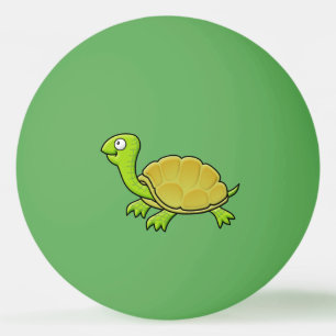 Cartoon Turtle Ping Pong Ball