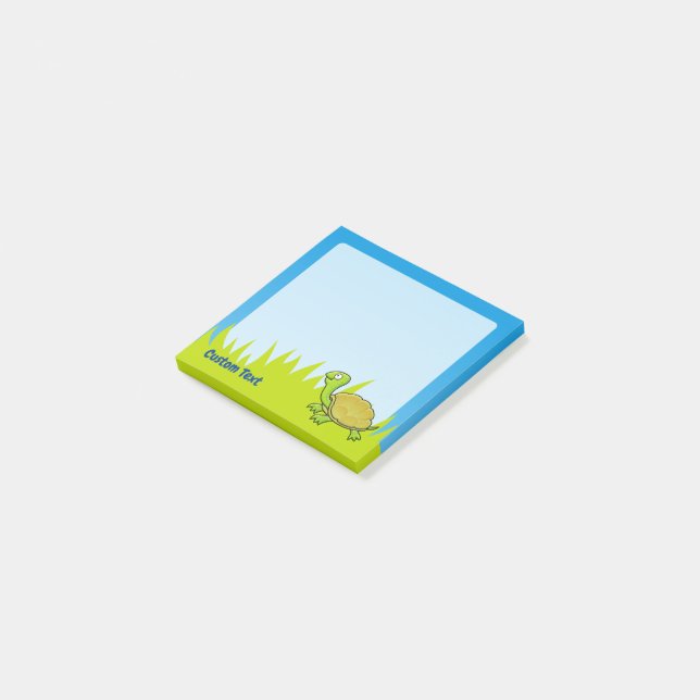Cartoon Turtle Post-it Notes (Angled)
