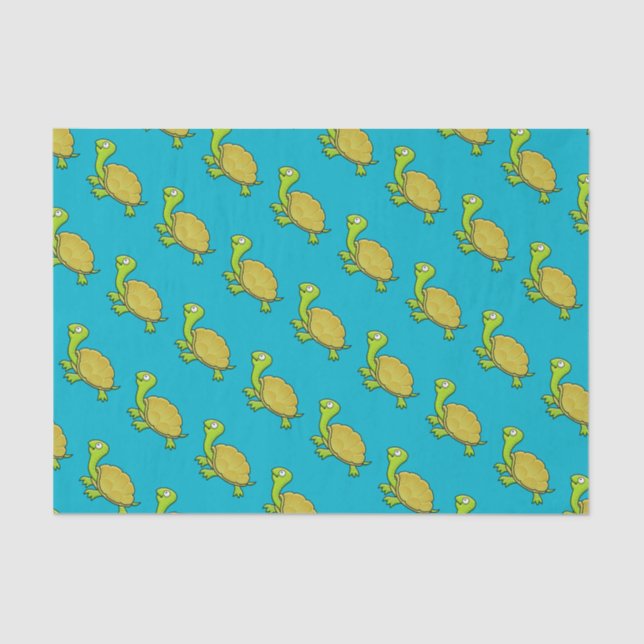 Cartoon Turtle Tissue Paper (Front)