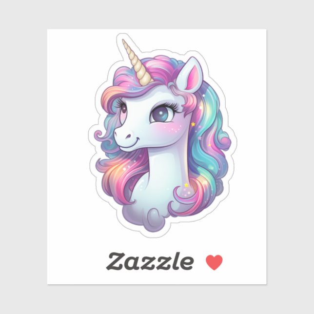 Cartoon unicorn illustration (Sheet)