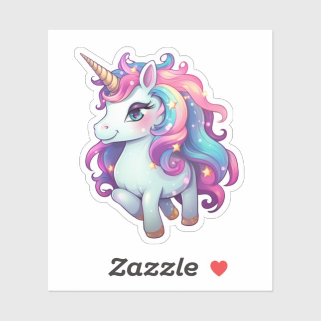 Cartoon unicorn illustration (Sheet)