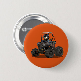 Cartoon UTV off-road vehicle 6 Cm Round Badge