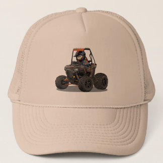 Cartoon UTV off-road vehicle Trucker Hat