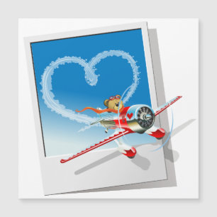 Cartoon Valentine`s Day Card
