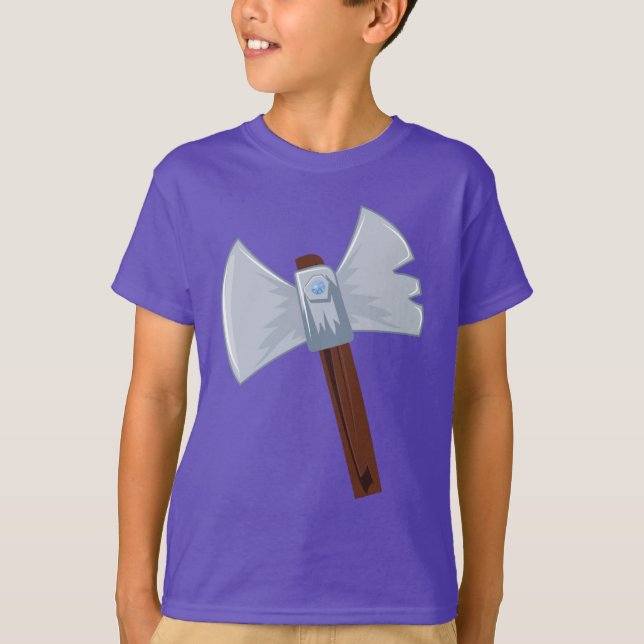 Cartoon Viking Axe T-Shirt (Front)
