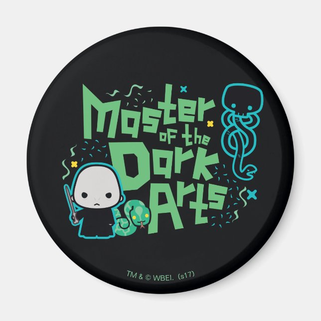 Cartoon Voldemort - Master of the Dark Arts Magnet (Front)