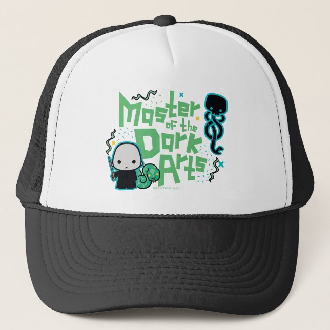 Cartoon Voldemort - Master of the Dark Arts Trucker Hat (Front)
