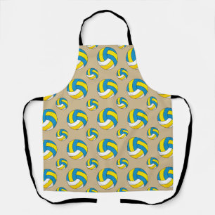 Cartoon Volleyball Ball Apron