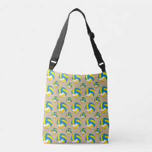 Cartoon Volleyball Ball Crossbody Bag
