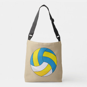 Cartoon Volleyball Ball Crossbody Bag