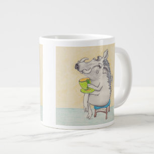 Cartoon Warthog mug. Large Coffee Mug